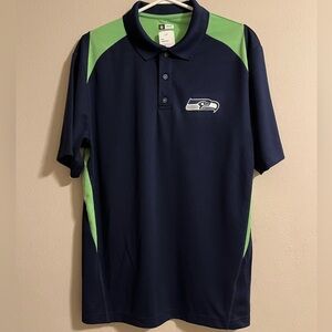 Seattle Seahawks Men’s Polo Tee / Collared Shirt